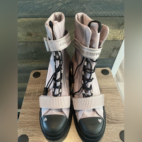 SOLD Converse GR82 XHI 2020 Love Fearlessly Amethyst Grey Purple Platform Boot - Picture 7 of 16